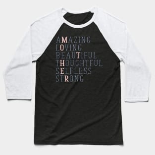 Mom Amazing Description Baseball T-Shirt